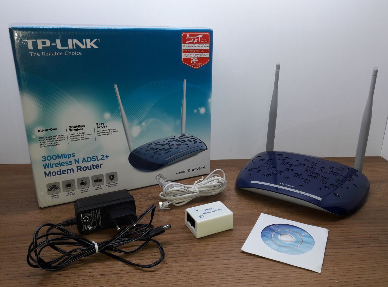 مودم +TP_ LINK TD_W8960N ADSL2