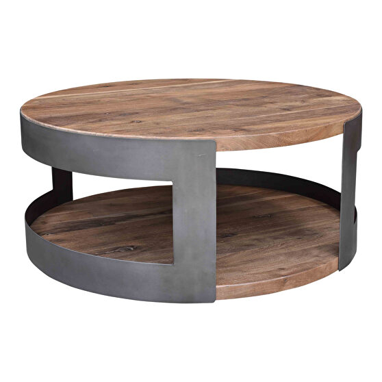 میز جلو مبلی ترکیب چوب و فلز