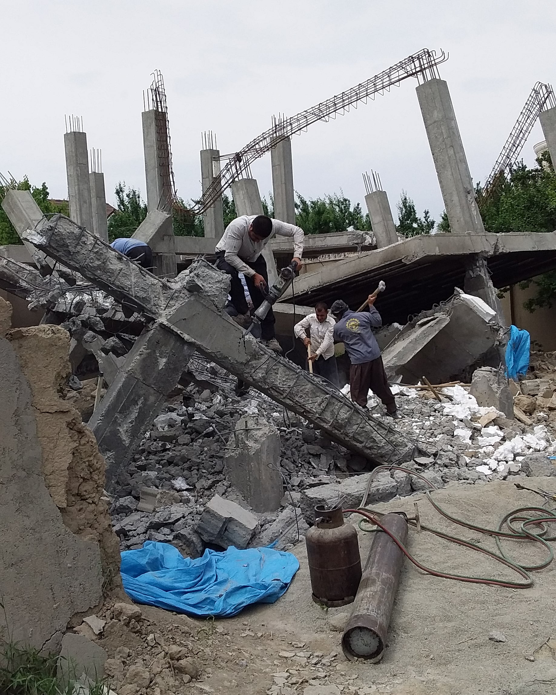 تخریب ساختمان تخریب در تهران پیمانکاری حبیبی در تهران و کرج