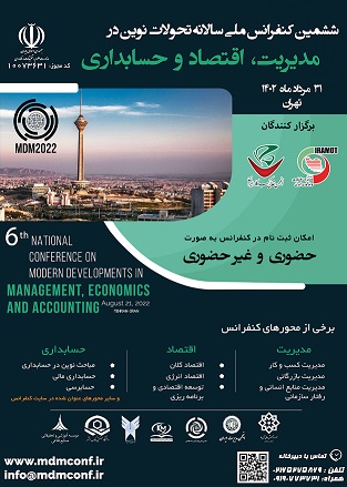 ششمین کنفرانس ملی سالانه تحولات نوین در مدیریت، اقتصاد و حسابداری