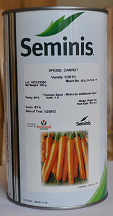 فروش بذر هویج استاندارد فورتو سیمینس
